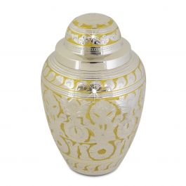 Regal Gold Brass Urn