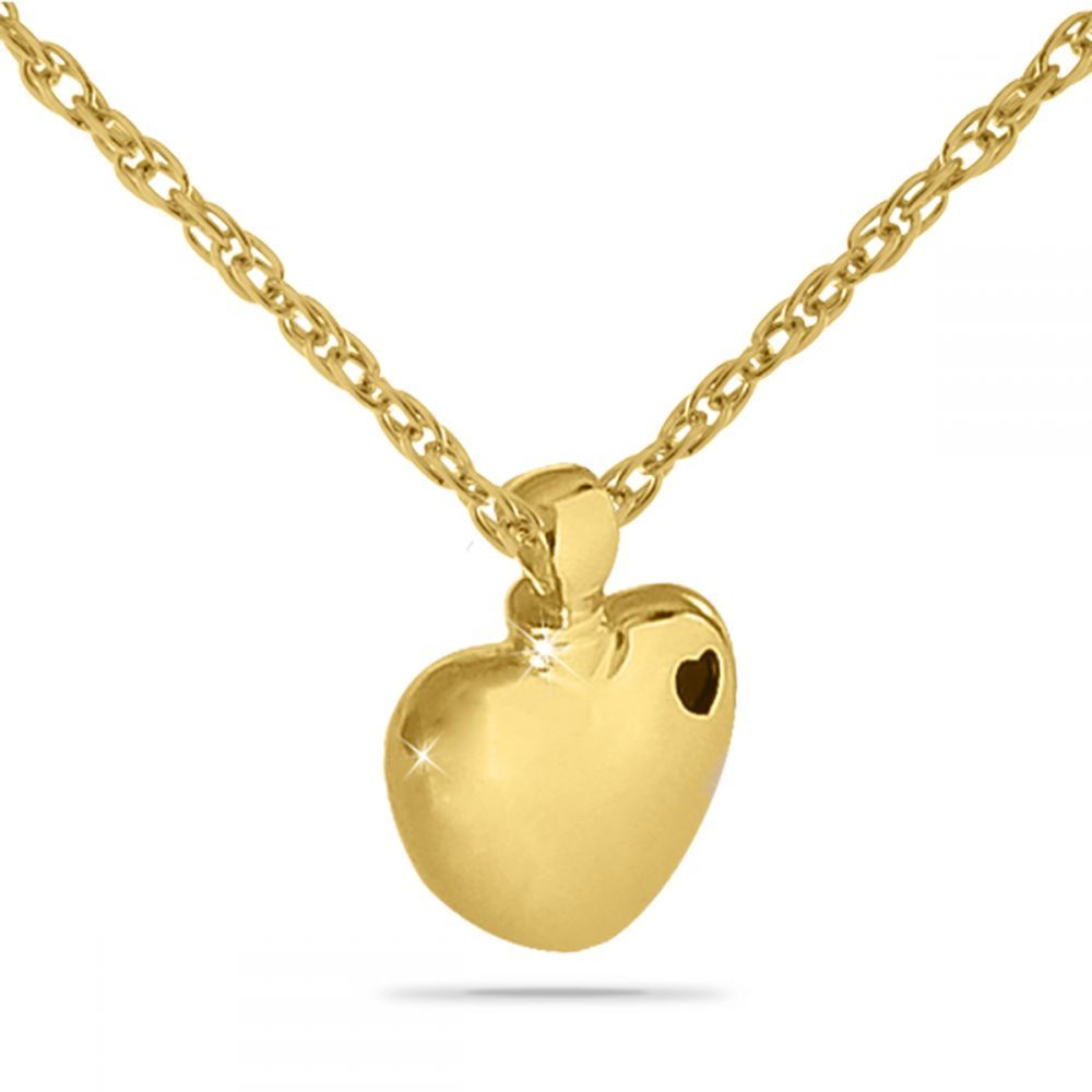 Grief Solid Gold Heart Keepsake