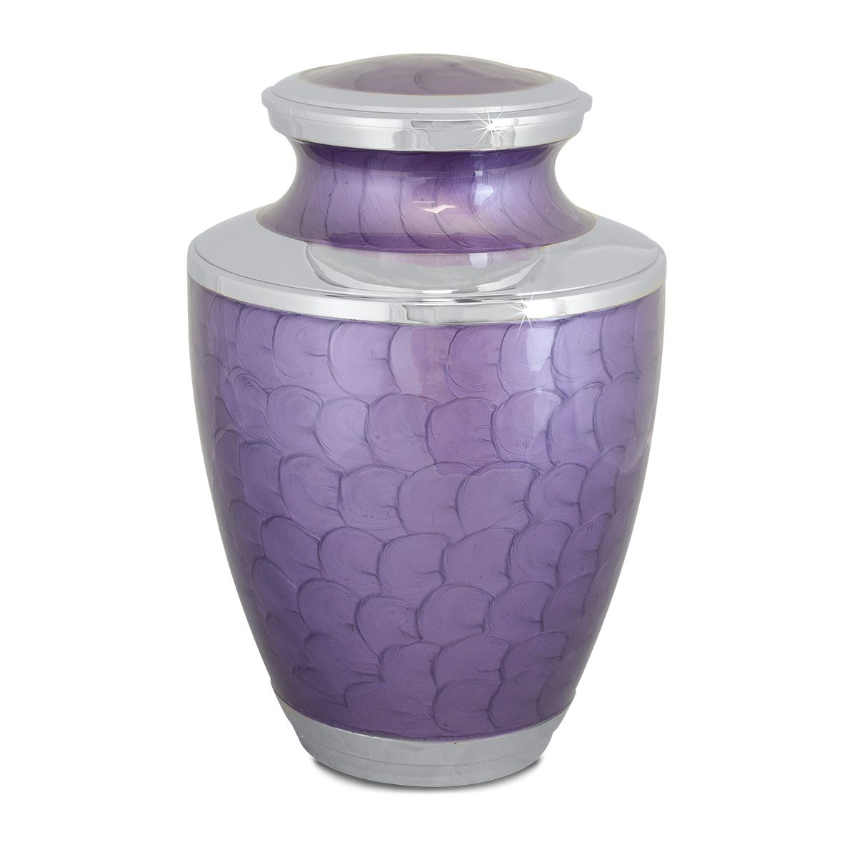Purple Plain Adult Brass Urn