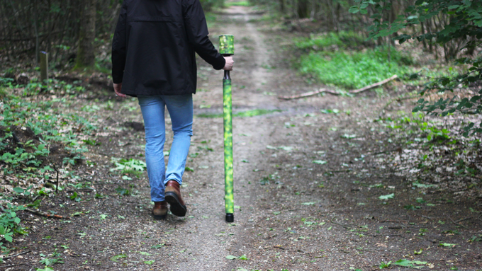 Tolad Natural Walking Stick Scattering Urn