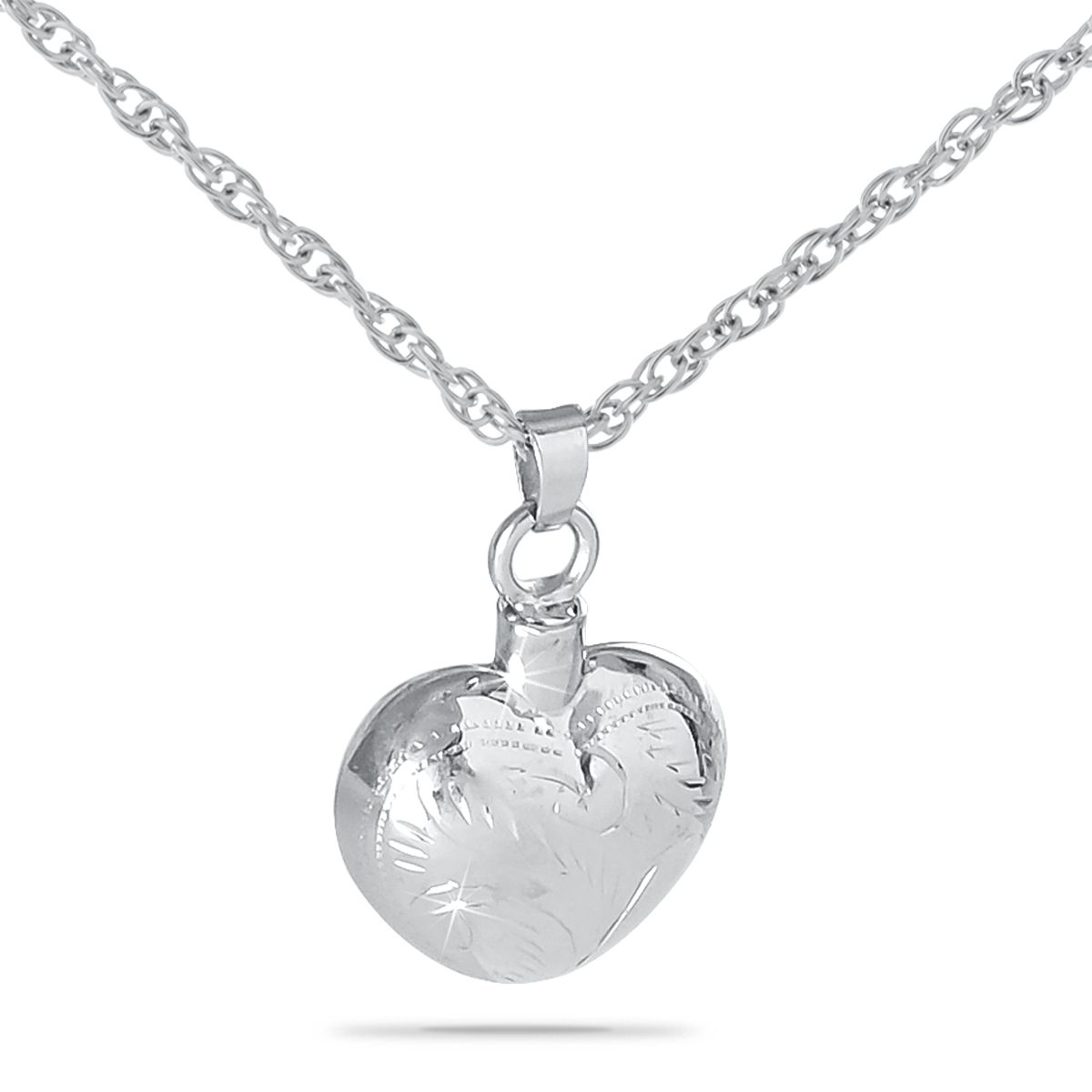 Heart's Embrace Silver Keepsake