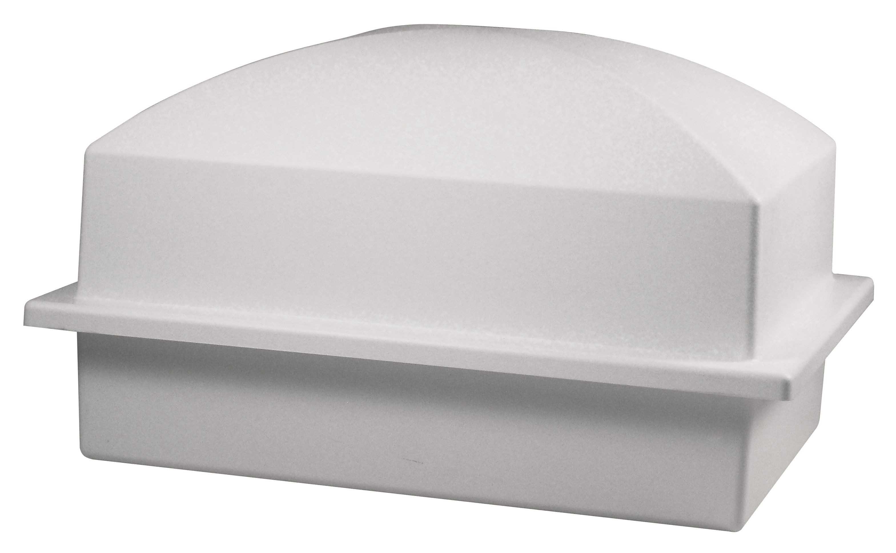 Single Burial Vault - White