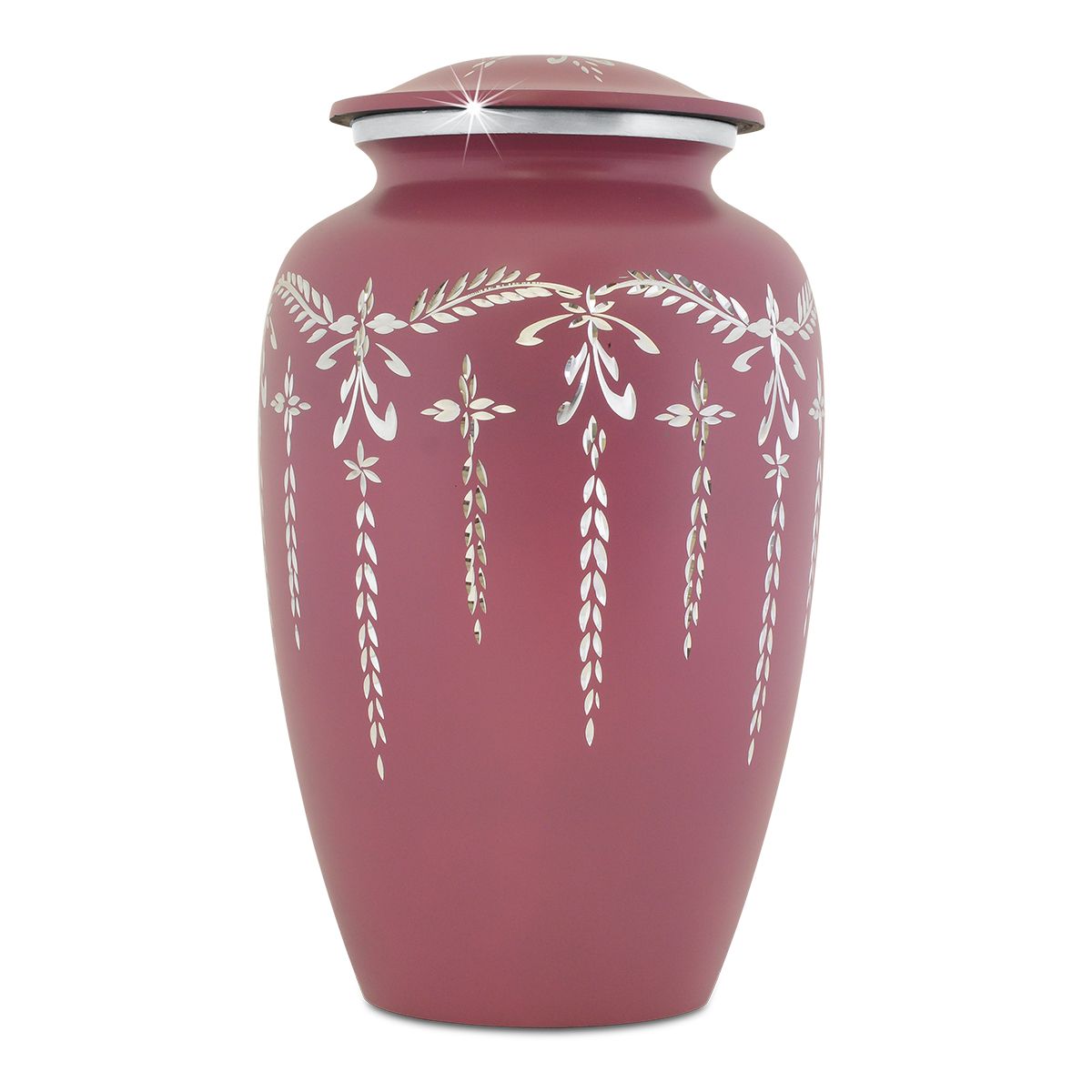 Adult Light Pink Shimmer Diamond Cut