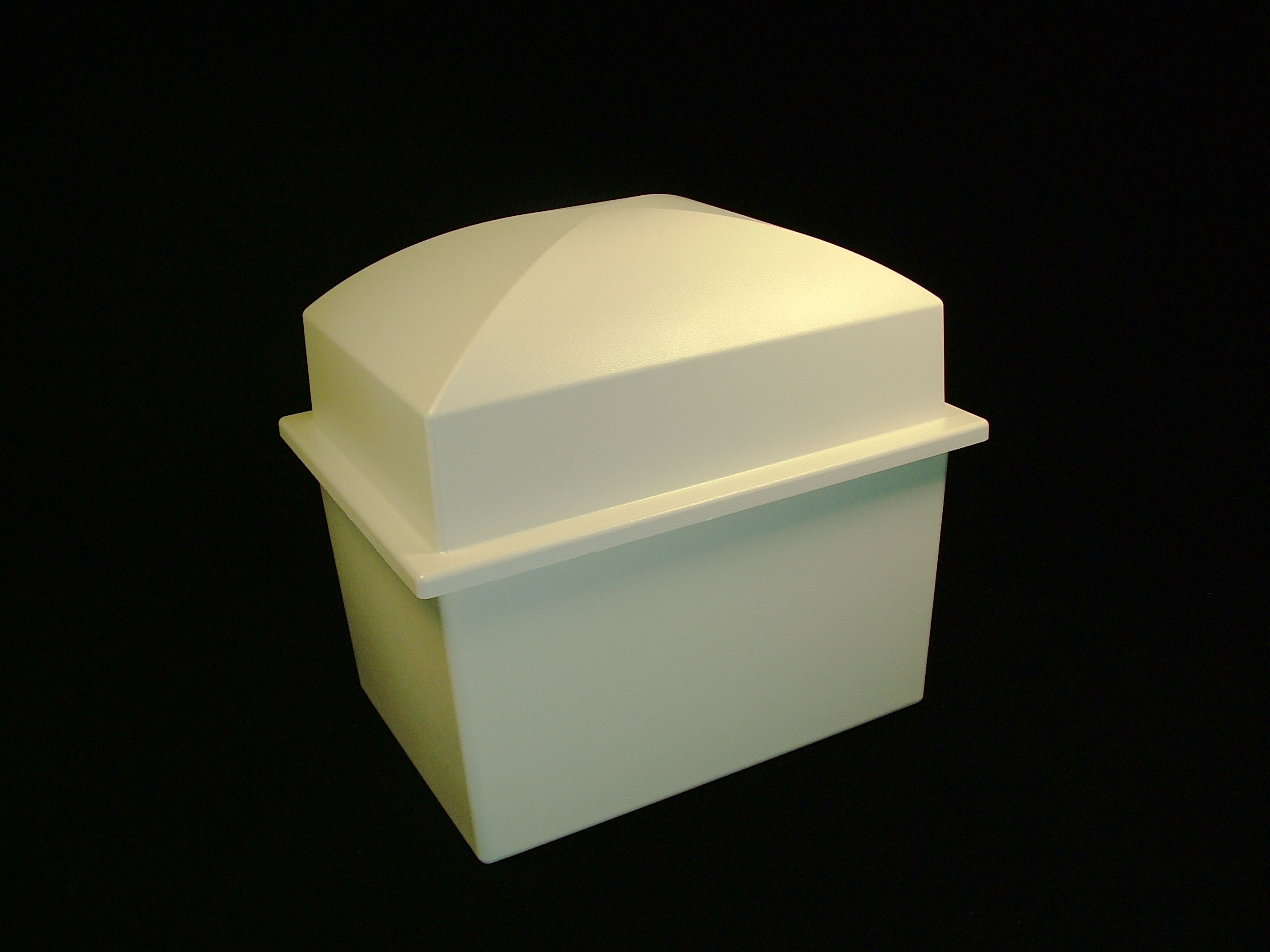 Double Burial Vault - White