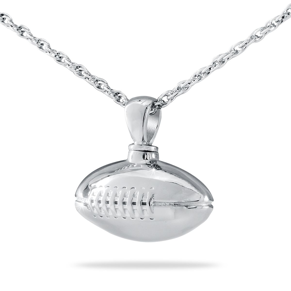 Steel Football Pendant Urn