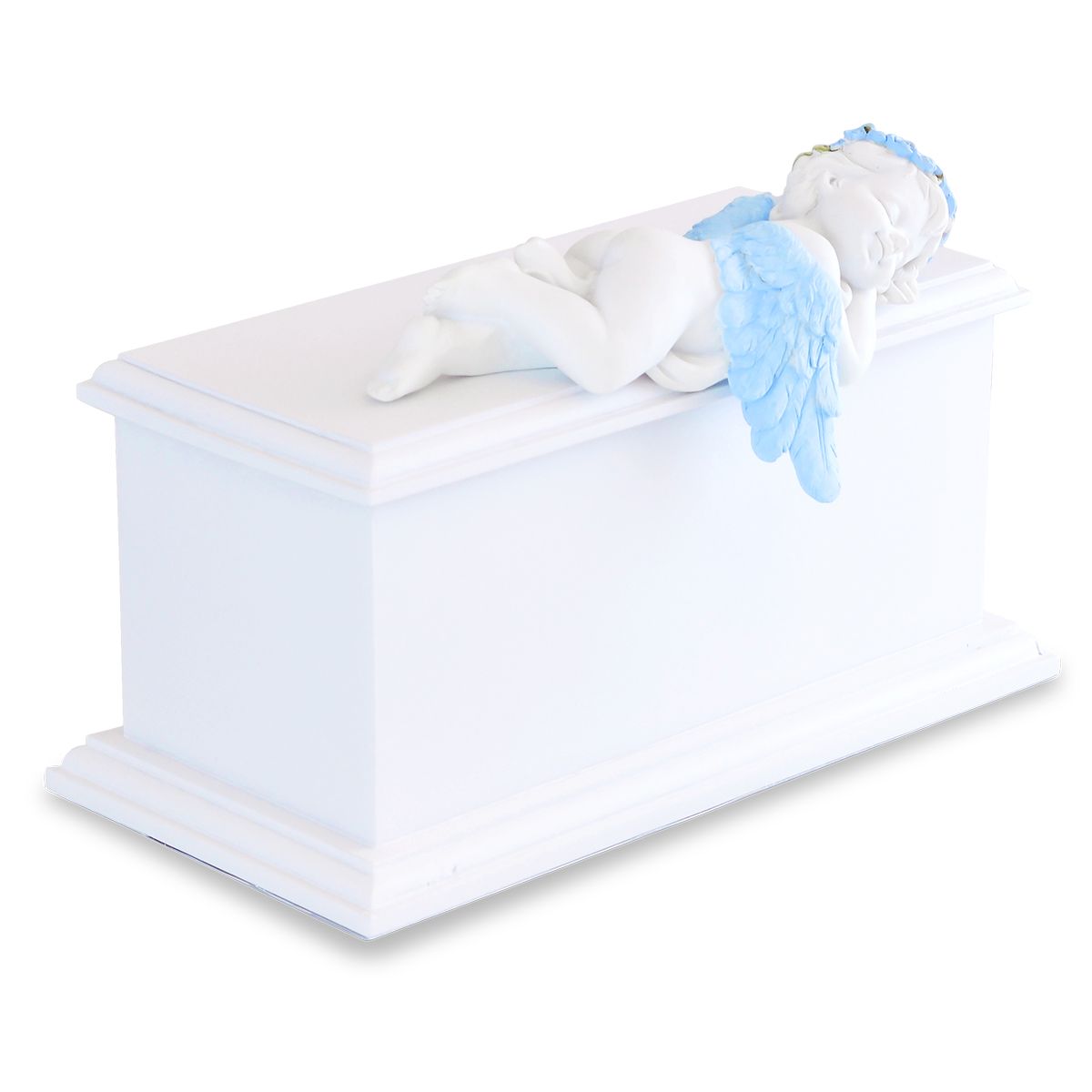 Blue Resting Angel Infant Urn