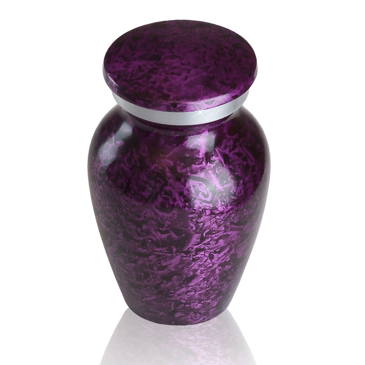 Purple Marbled Pewter Keepsake