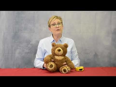 Loving Teddy Bear Dark Brown Keepsake Urn