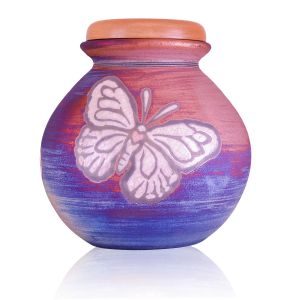 Butterfly-Raku-Urn