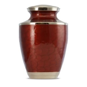 Red-Plain-Adult-Urn