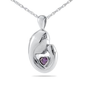Mother's-Love-Purple-Stone-Silver-Keepsake