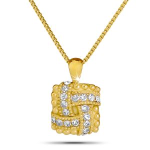 White-Stone-Gold-Steel-Keepsake