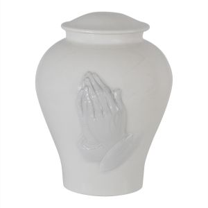 Praying-Hands-Ceramic-Urn