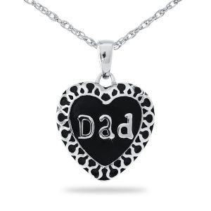 Silver-Dad-Heart-Necklace-Keepsake
