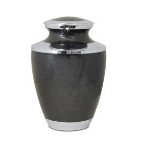 Black-Plain-Adult-Brass-Urn
