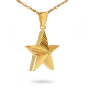 Military Service Gold Steel Keepsake