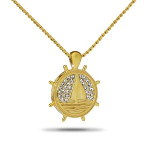 Ship-Now-10K-Love-Of-The-Sea-Solid-Gold-Keepsake
