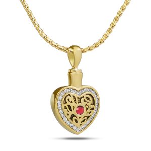 Crystal-Heart-Gold-Steel-Keepsake-Pendant
