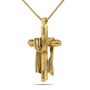 Old-Rugged-Cross-Gold-Steel-Pendant-Urn