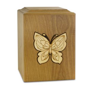 Golden-Butterfly-Wood-Urn