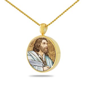 Bartolomew Religious Treasured Gold Steel Keepsake