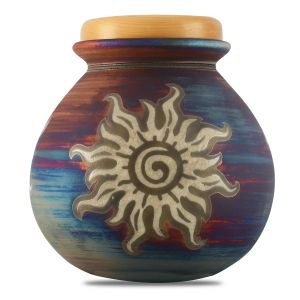 Western-Sun-Raku-Urn