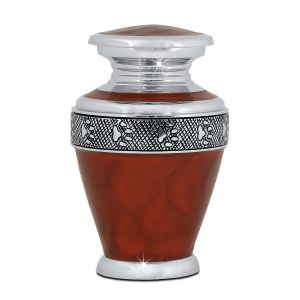Deep Love Chrome Pet Urn