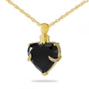 Black-Crystal-Heart-Solid-Gold-Keepsake-Pendant