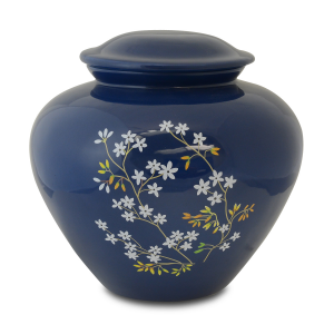 Forget-Me-Not-Blue-Ceramic-Urn