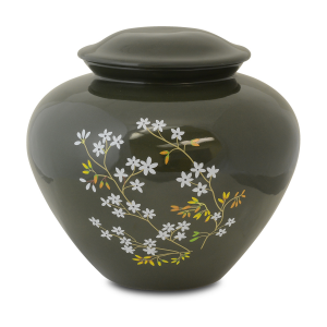 Forget-Me-Not-Green-Ceramic-Urn