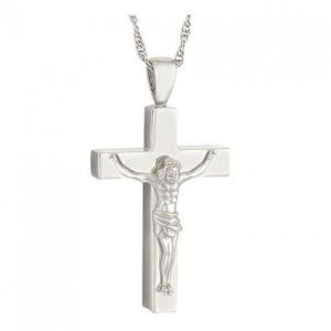 Crucifix-Silver-Ash-Pendant-Urn