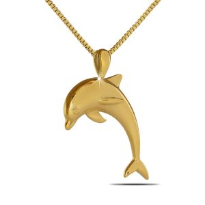 Dolphin-Gold-Steel-Keepsake