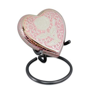 Butterflies-Pink-Flower-Heart-Keepsake