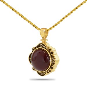 Ship-Now-10K-Ancestral-Ruby-Solid-Gold-Keepsake