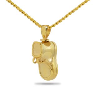 Infant-Bootie-Gold-steel-Keepsake