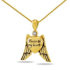 Always-In-My-Heart-Gold-Wings-Steel-Keepsake