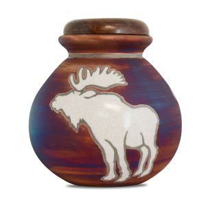 Moose-Raku-Urn