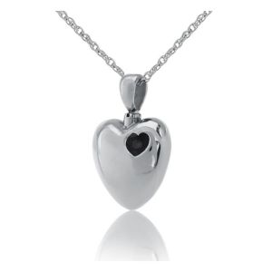 Love-Heart-Black-Stone-Stainless-Keepsake