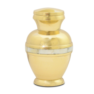 Golden Marble Grace Keepsake Urn