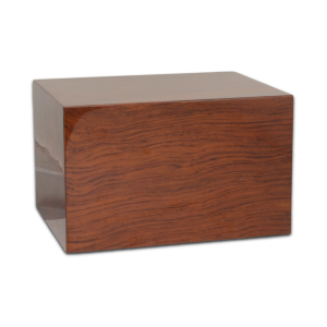 High Polished Wood Urn