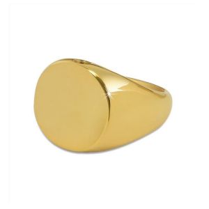 Mens-Cremation-Gold-Steel-Ring-Keepsake