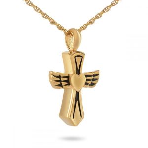 Take-Flight-Gold-Steel-Keepsake-Pendant