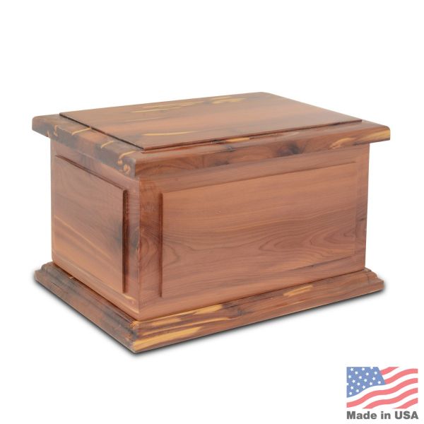 Shasta Cedar Wood Urn