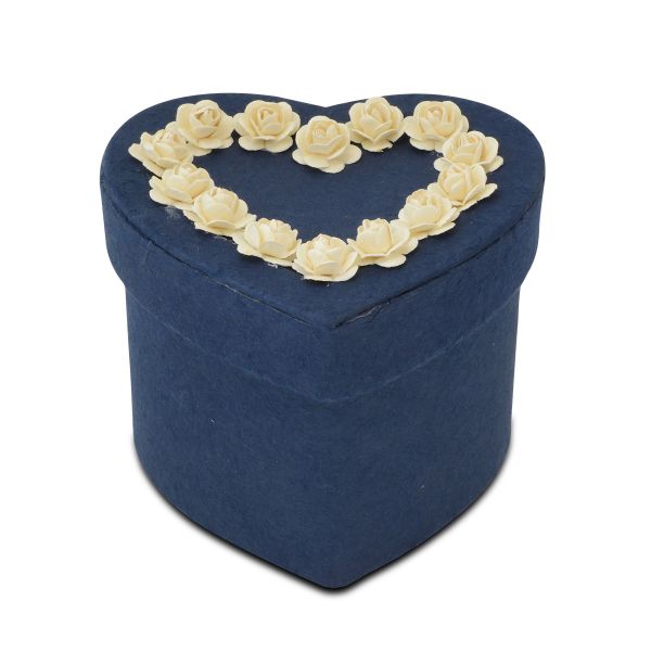 Blue Comfort Heart Paper Pet Urn
