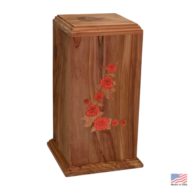 Blossom Embrace Cedar Urn