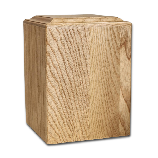 Plain Wood Cremation Urn